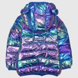 Purple Tie Dye Long-Sleeved Waterproof Hooded Jacket - Ourkids - Mini Me