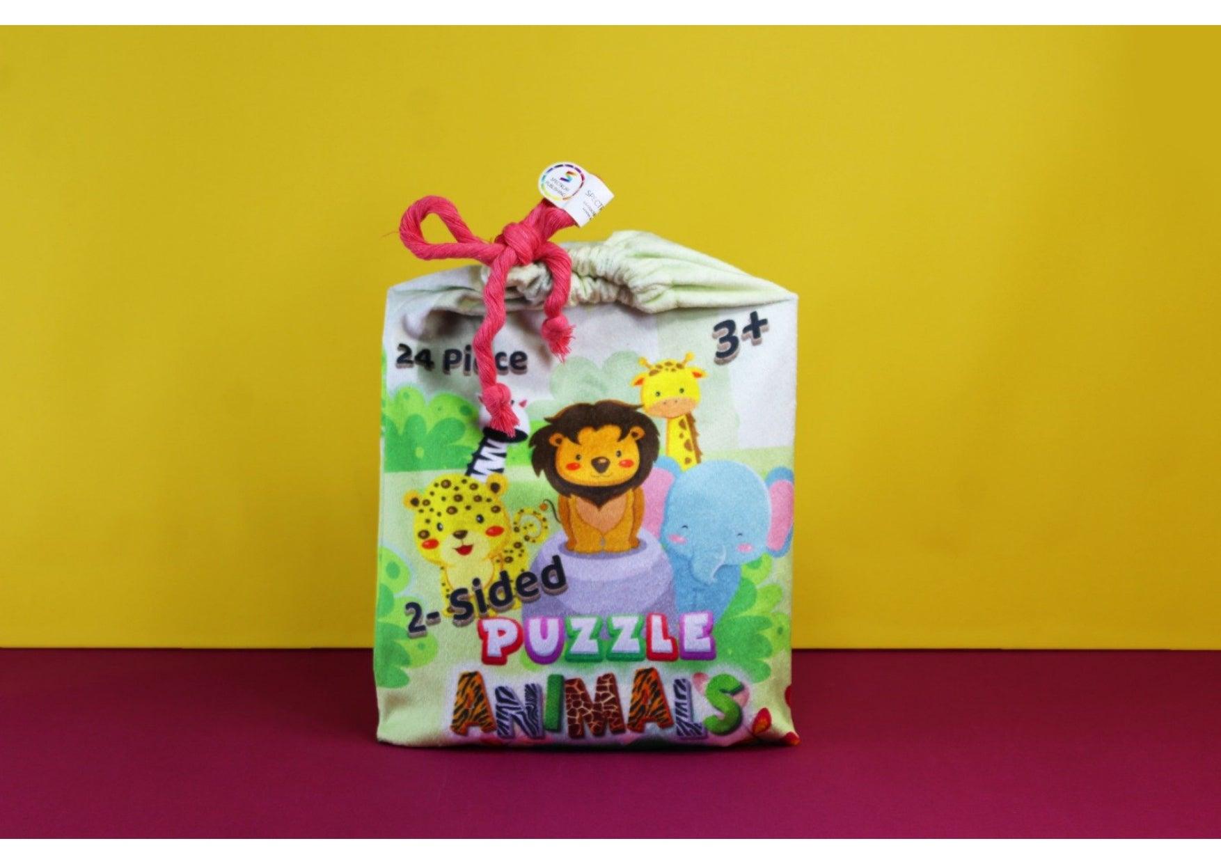 puzzle bag - animals - Ourkids - Spectrum Publishing