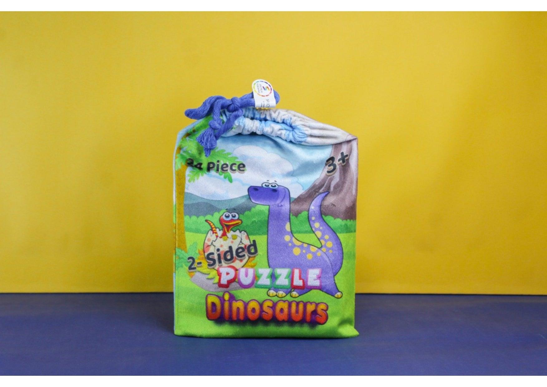 puzzle bag - happy dinosaurs - Ourkids - Spectrum Publishing