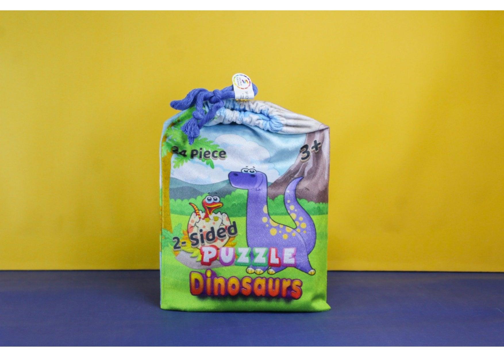 puzzle bag - happy dinosaurs - Ourkids - Spectrum Publishing