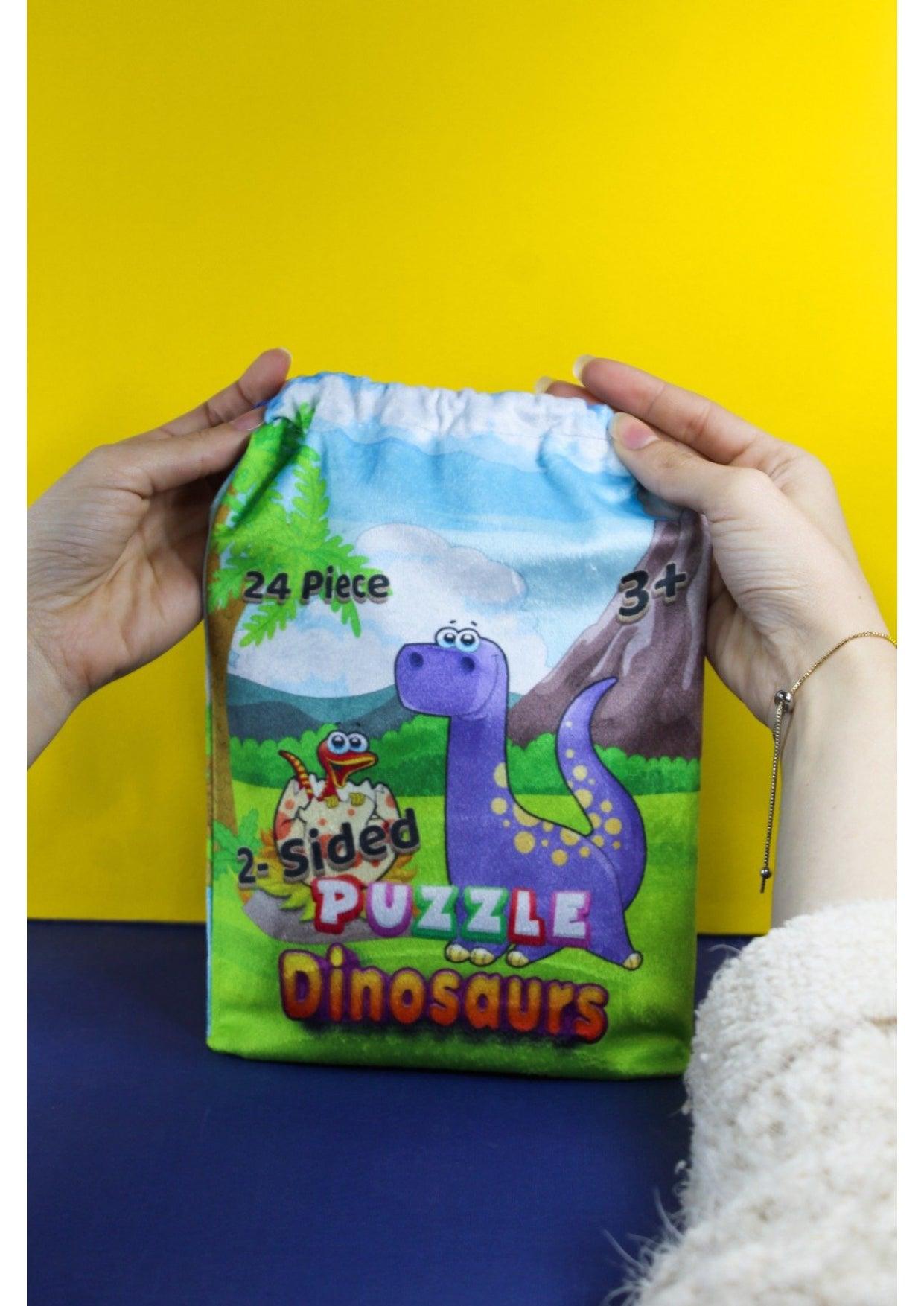 puzzle bag - happy dinosaurs - Ourkids - Spectrum Publishing