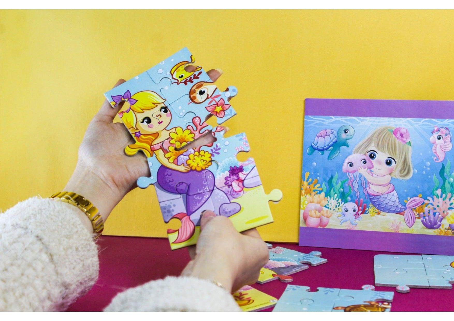 puzzle bag - little mermaid - Ourkids - Spectrum Publishing
