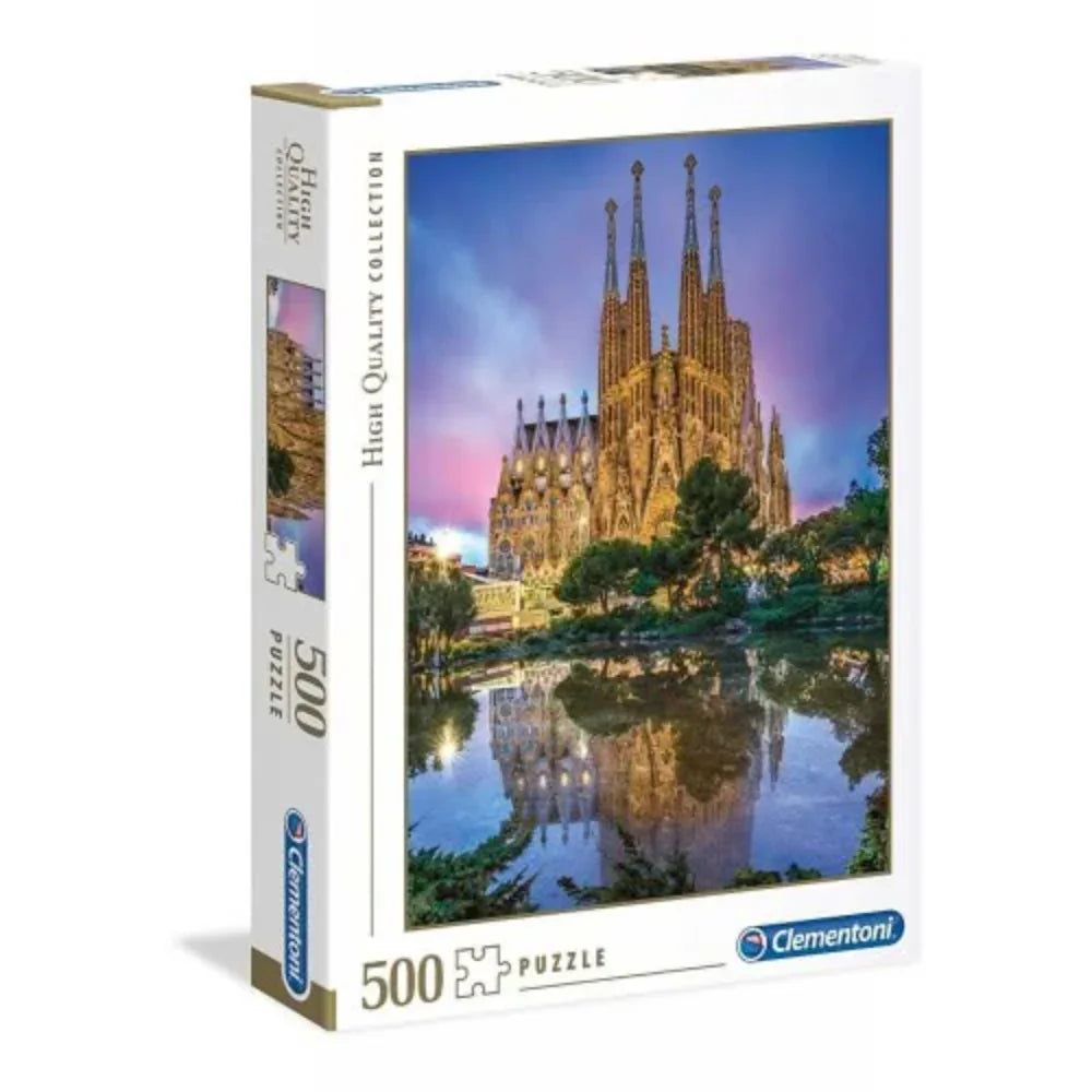 Clementoni "Sagrada Familia" Barcelona High Quality Collection Puzzle - 500 Pcs - Toys