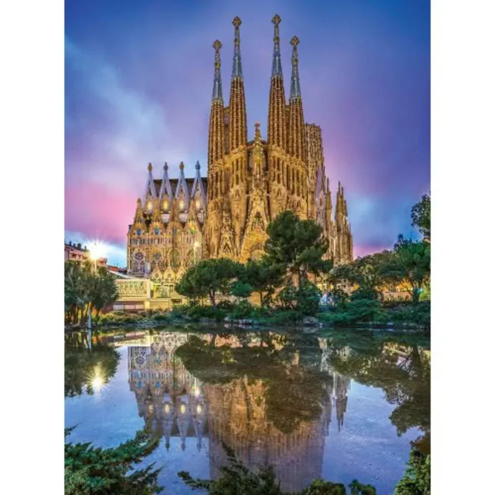 أحجية كليمنتون "ساغرادا فاميليا" برشلونة مجموعة عالية الجودة - 500 قطعة