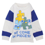 Puzzle Pieces Long-Sleeved Fleeced Pajama - Ourkids - JOKY