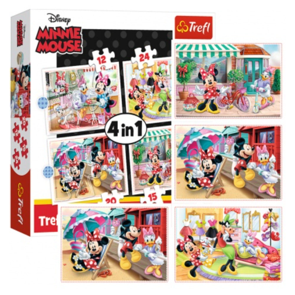 Trefl 4in1 Minnie With Friends Puzzle