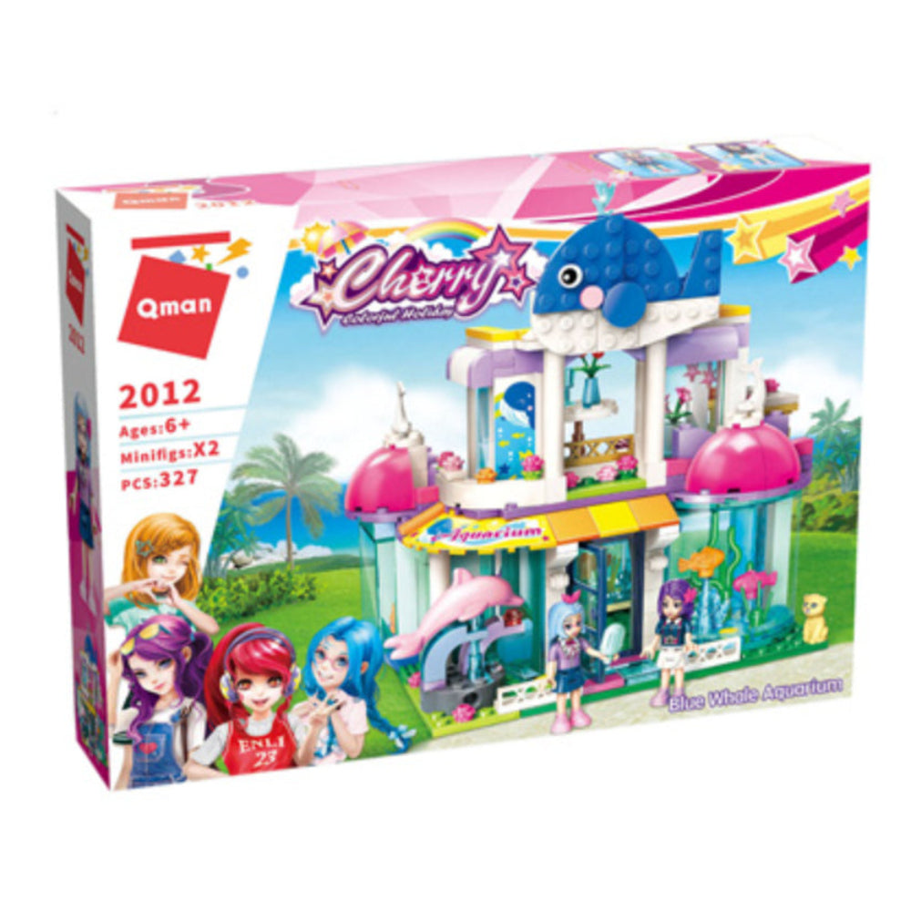 Qman Blue Whale Aquarium Building Blocks Toy