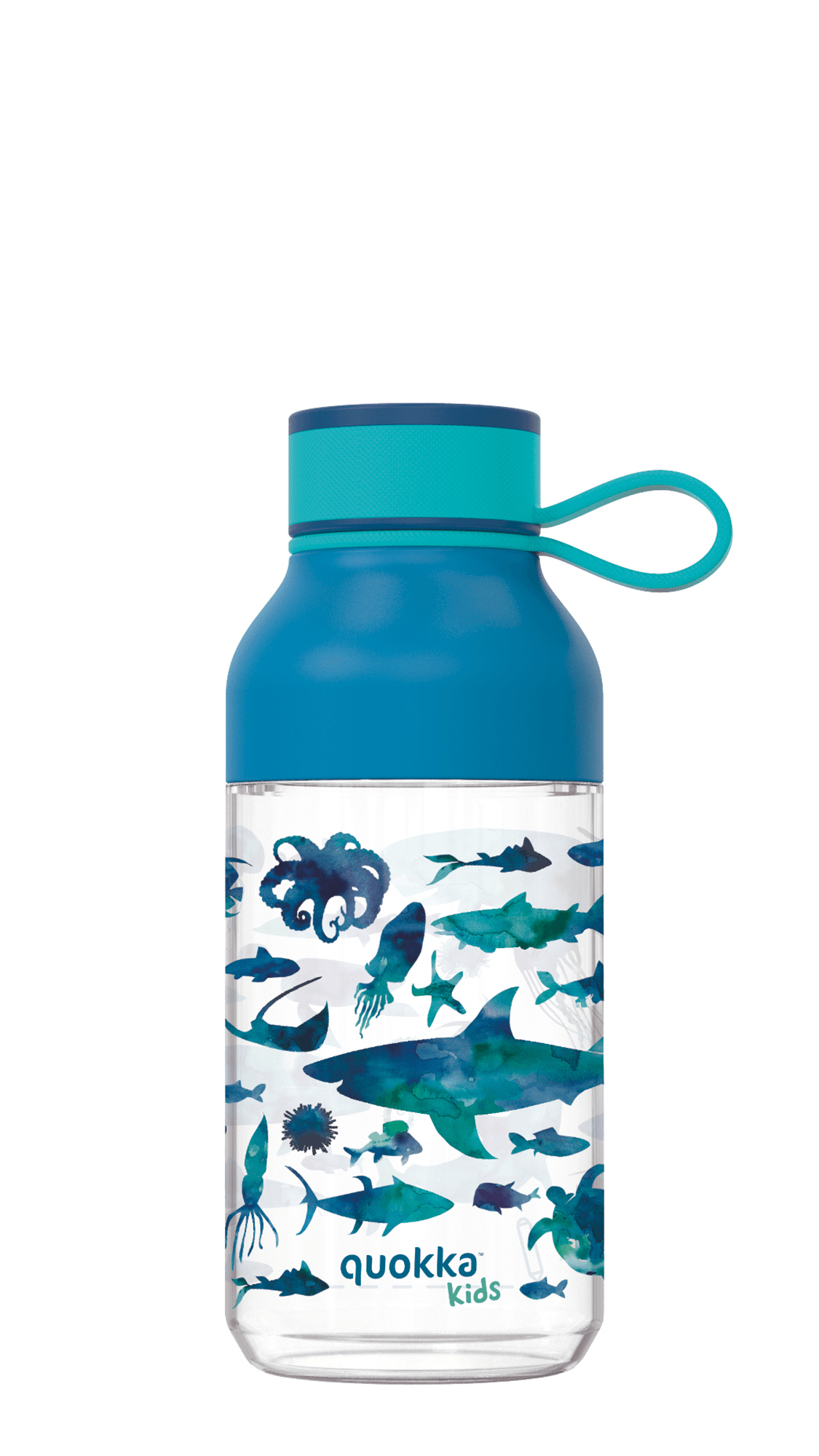 Quokka ICE KIDS WITH STRAP - SEA ANIMALS 430 ML - Ourkids - Quokka