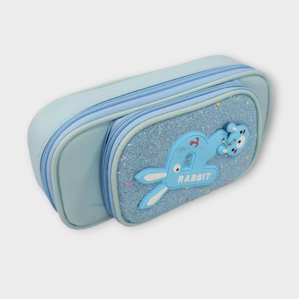 Rabbit Baby Blue Pencil Case - Ourkids - TWK