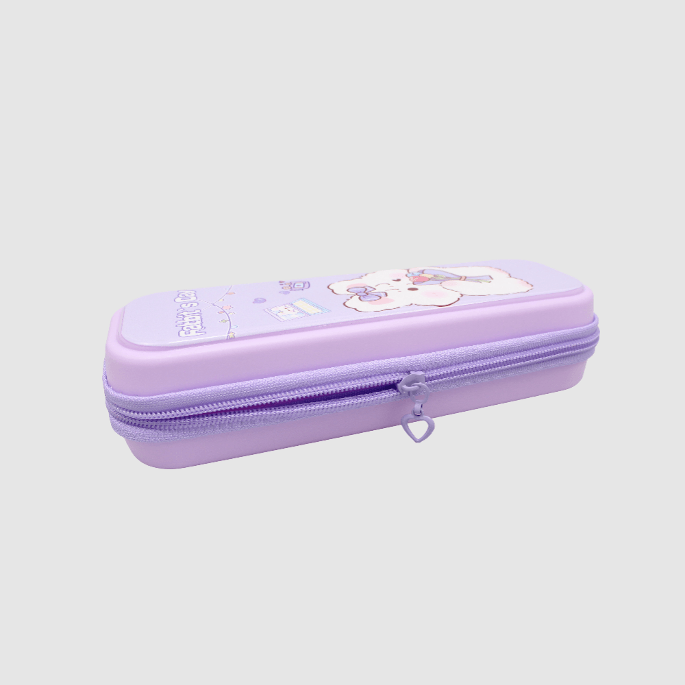 Rabbit's Day Purple Pencil Case - Ourkids - TWK