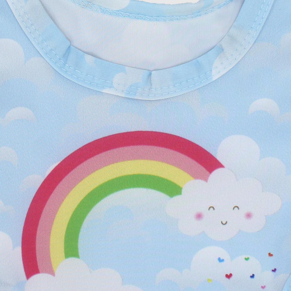 Rainbow Cloudy Swim Suit - Ourkids - I.Wear