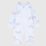 Rainbow Long-Sleeved Baby Footie - Ourkids - JOKY