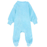 Rainbows Velvet Baby Footie - Ourkids - JOKY