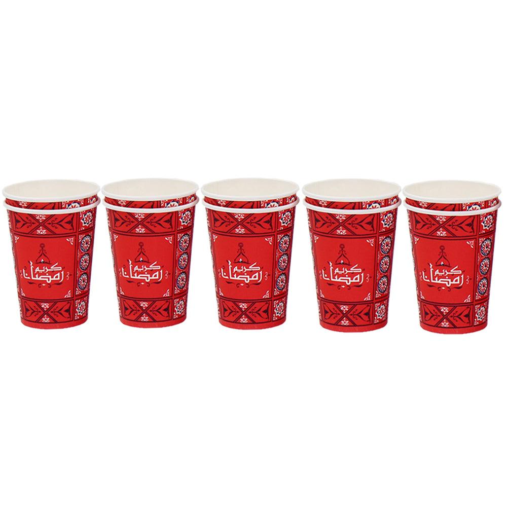 Ramadan Paper Cup 118 ml (Pack of 10) - Ourkids - OKO