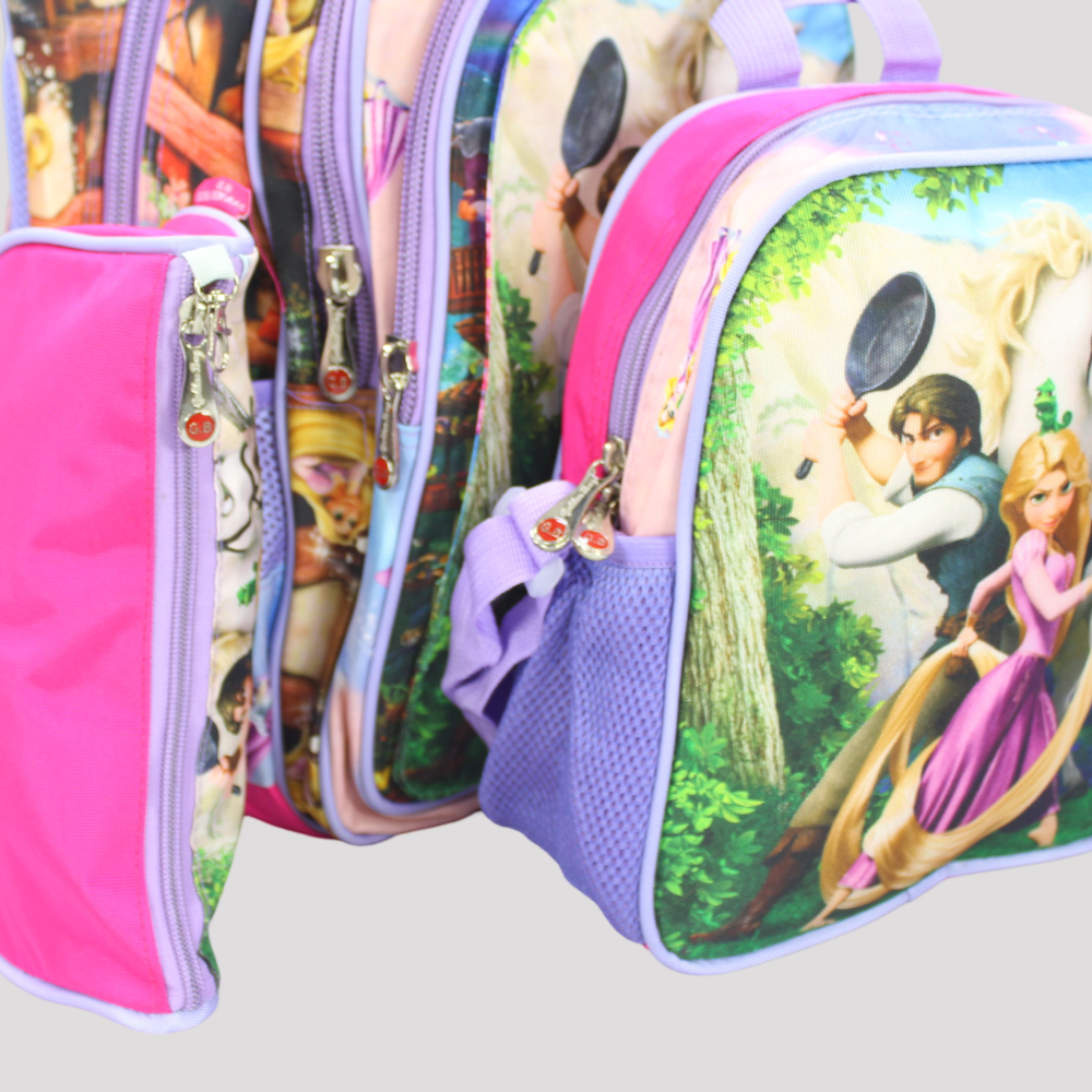 Rapunzel 15 Inches School Set - Ourkids - Golden Bag