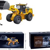 RC Wheel Loader Excavator 1:24 with 2.4 GHz Swivel Shovel - Ourkids - HUI NA TOYS