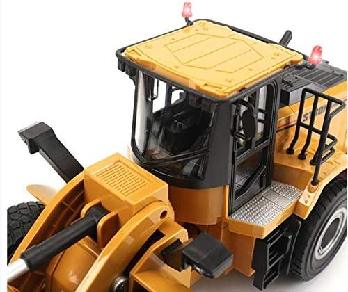 RC Wheel Loader Excavator 1:24 with 2.4 GHz Swivel Shovel - Ourkids - HUI NA TOYS