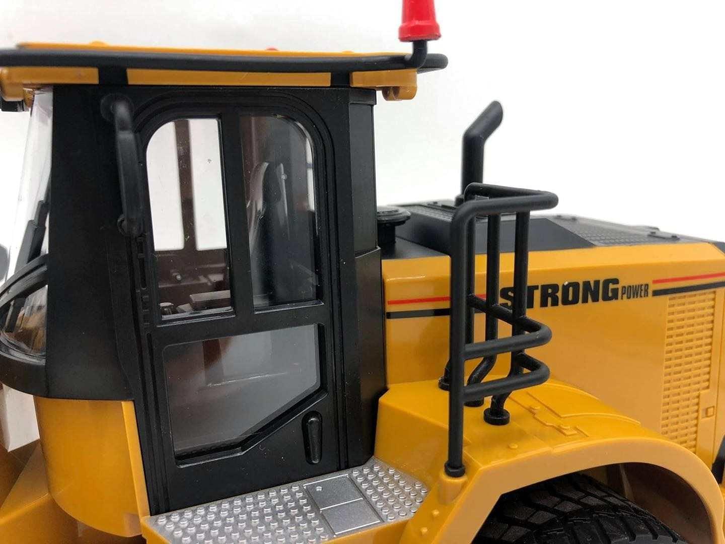 RC Wheel Loader Excavator 1:24 with 2.4 GHz Swivel Shovel - Ourkids - HUI NA TOYS