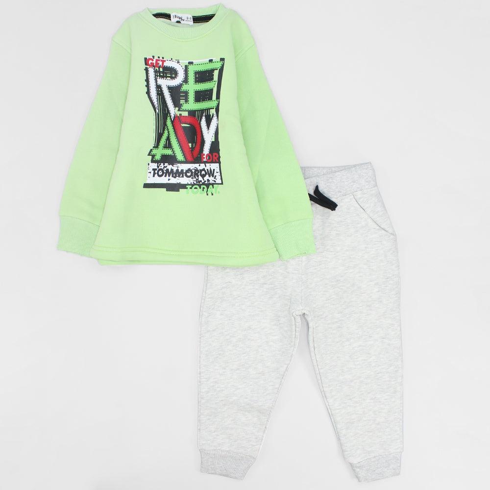 Ready For Tomorrow Long-Sleeved Fleeced Pajama - Ourkids - Ourkids