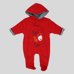 Red Deer Long-Sleeved Baby Footie - Ourkids - Al Sayad