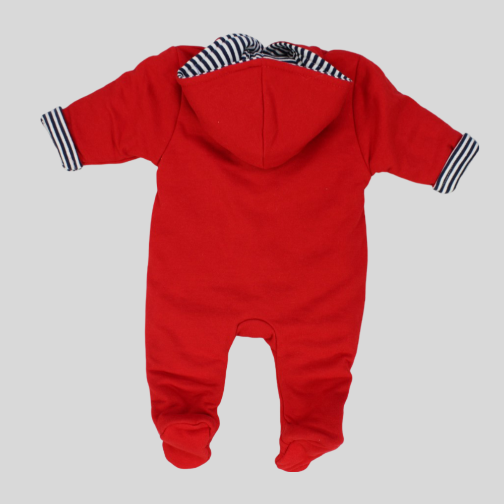 Red Deer Long-Sleeved Baby Footie - Ourkids - Al Sayad