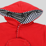 Red Deer Long-Sleeved Baby Footie - Ourkids - Al Sayad