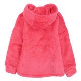 Red Long-Sleeved Fleeced Hooded Pajama - Ourkids - Ourkids