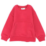 Red Long-Sleeved Sweatshirt - Ourkids - Ourkids