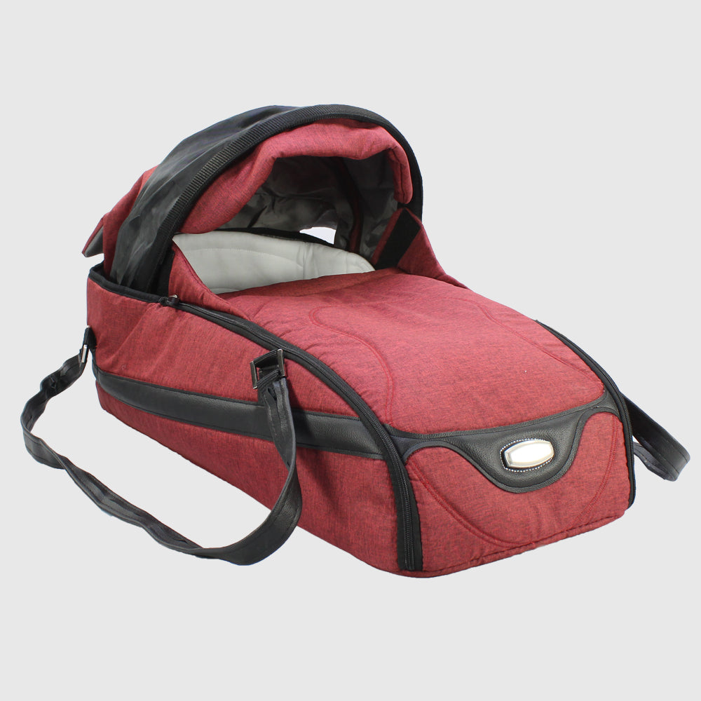 Red Petit Bebe Carry Cot Premium - Ourkids - Petit Bebe