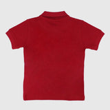 Red Short-Sleeved Polo Shirt - Ourkids - Ourkids