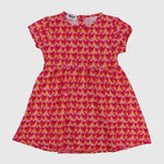 Redish Short-Sleeved Dress - Ourkids - Playmore