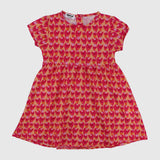 Redish Short-Sleeved Dress - Ourkids - Playmore