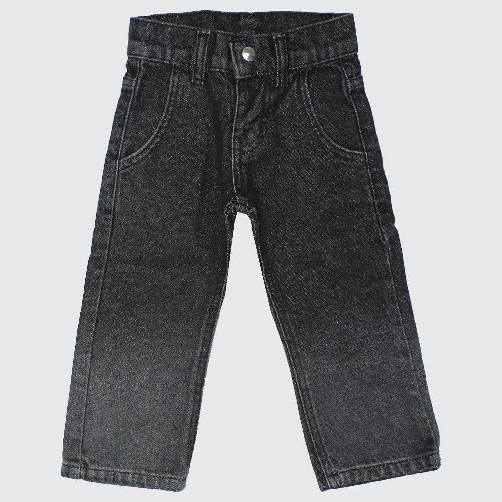 Regular-Fit Faded Black Jeans - Ourkids - five stars