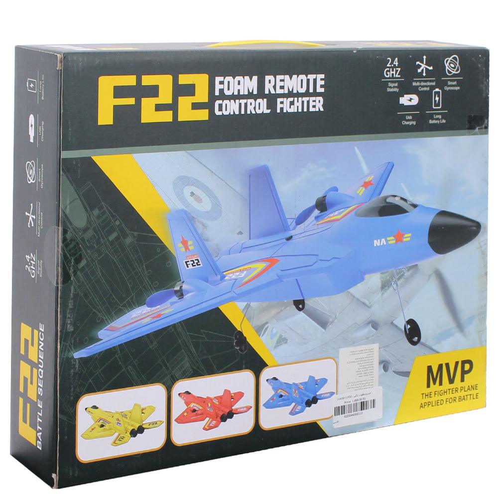 Remote Control Plane RTF F-22 Raptor, 2.4Ghz 6-axis Gyro RC Airplane with Light Strip - Ourkids - OKO