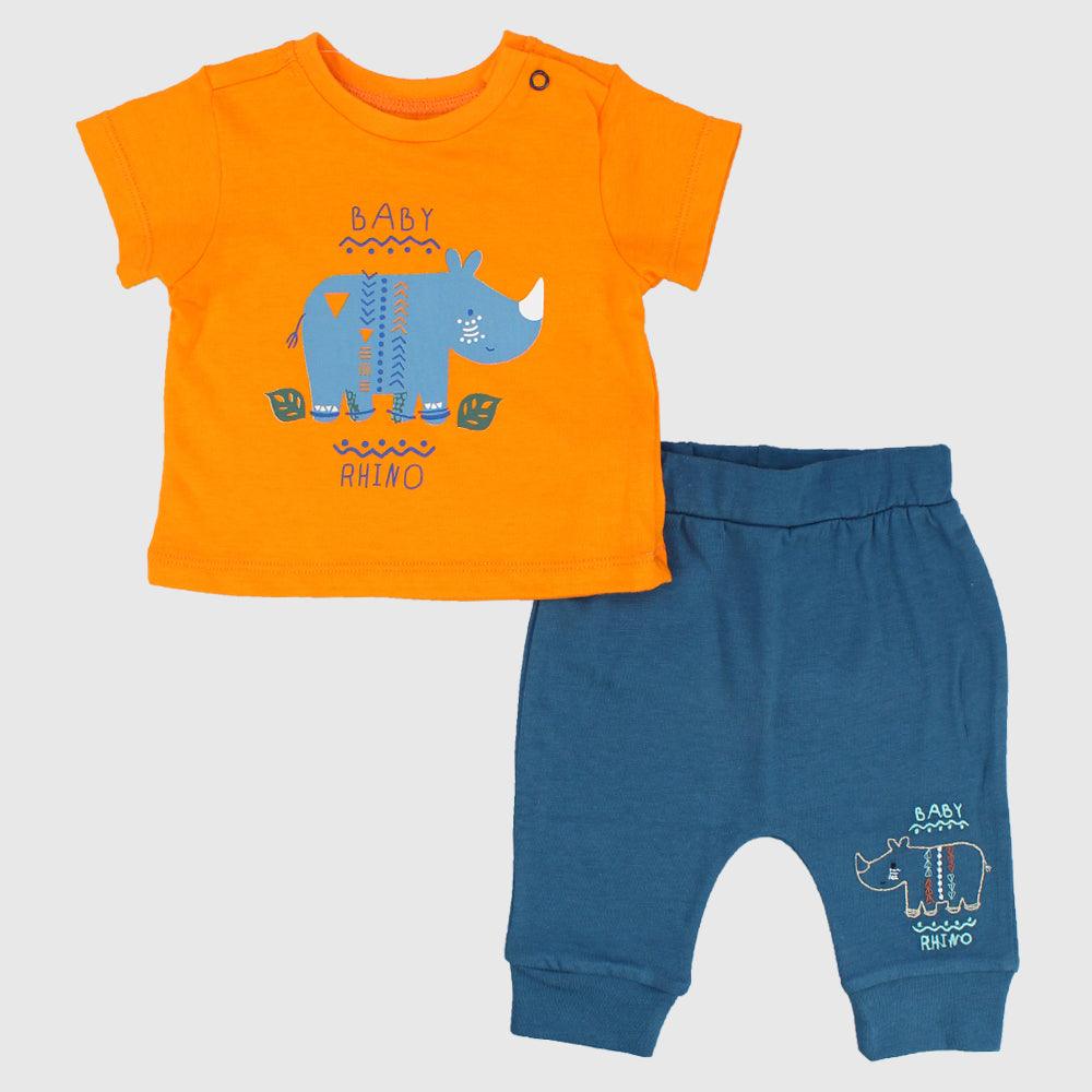 Rhino Short-Sleeved Pajama - Ourkids - Al Sayad