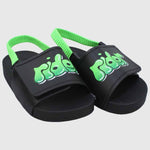 Rider Boys' Black/Green Sandals - Ourkids - Rider