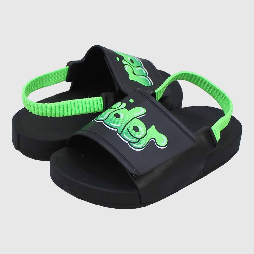 Rider Boys' Black/Green Sandals - Ourkids - Rider