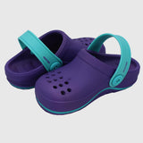 Rider Girls' Purple/Turquoise Clogs Slippers - Ourkids - Rider