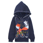 Riding Fox Long-Sleeved Fleeced Hooded Pajama - Ourkids - JOKY