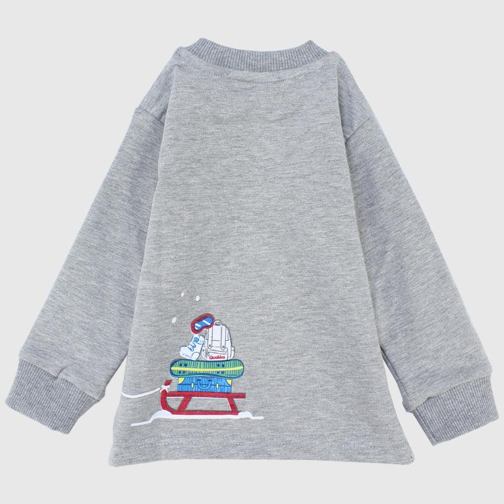 Riding Long-Sleeved Printed Sweatshirt - Ourkids - Quokka