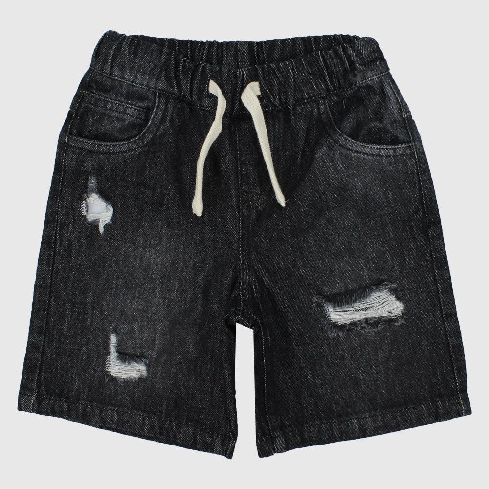 Ripped Jean Shorts - Ourkids - Pompelo