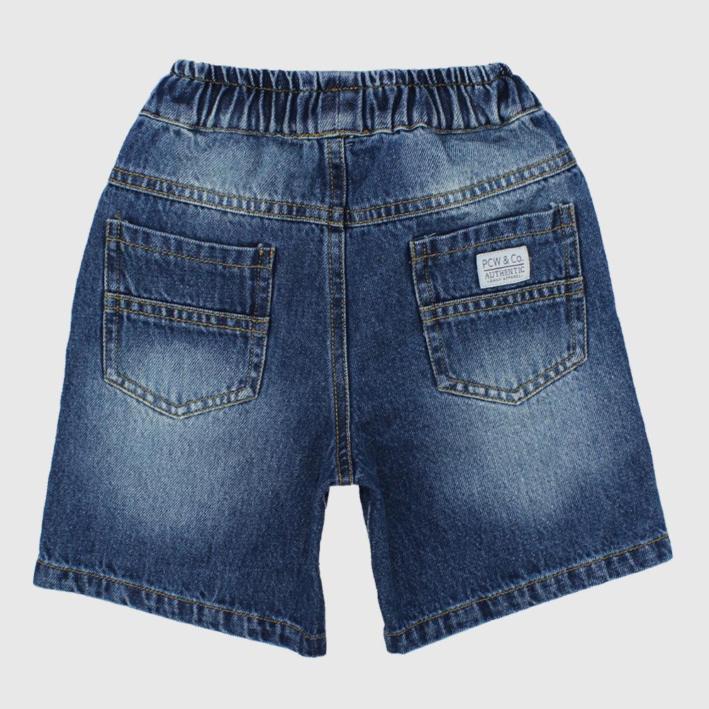 Ripped Jean Shorts - Ourkids - Pompelo