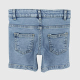 Ripped Light Blue Jean Shorts - Ourkids - Playmore