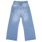 Ripped Wide-Leg Jeans - Ourkids - Solang