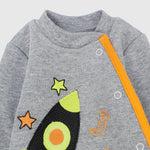 Rocket Long-Sleeved Baby Footie - Ourkids - Al Sayad