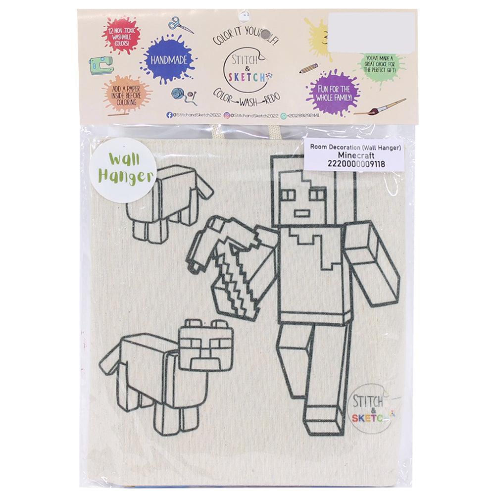 Room Decoration (Wall Hanger) - Minecraft - Ourkids - Stitch and Sketch