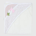 Rose/Butterfly Baby Hooded Towel - Ourkids - Bumber