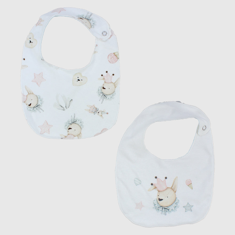 Royal Bear Bib (Pack Of 2) - Ourkids - Berceau