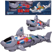 Electric Gear Giant Tooth Shark – Grey