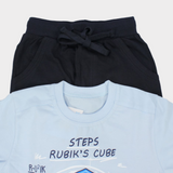 Rubik Cube Long-Sleeved Pajama - Ourkids - Dream